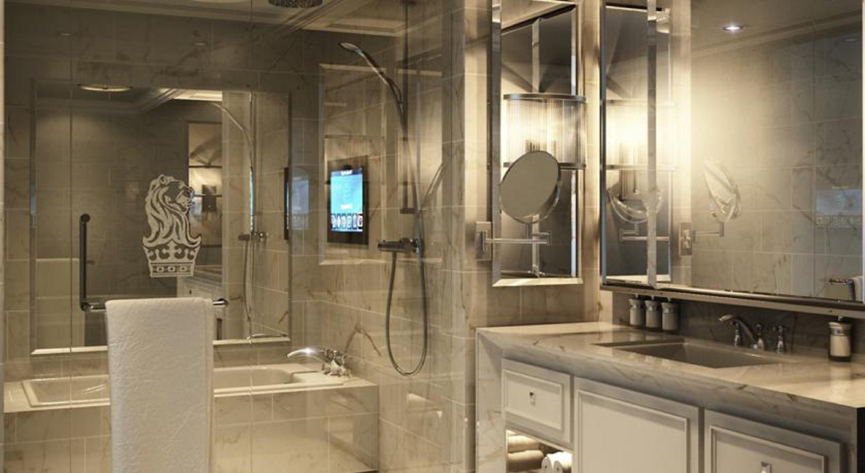 Hotel The Ritz-Carlton, Kuala Lumpur Exteriér fotografie A bathroom with a shower enclosure